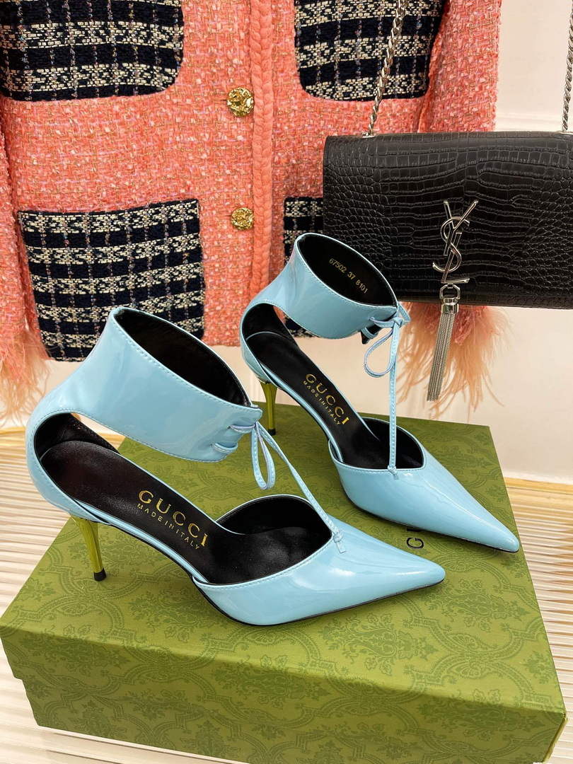 Gucci 717159 Women's high heel patent pump G56302
