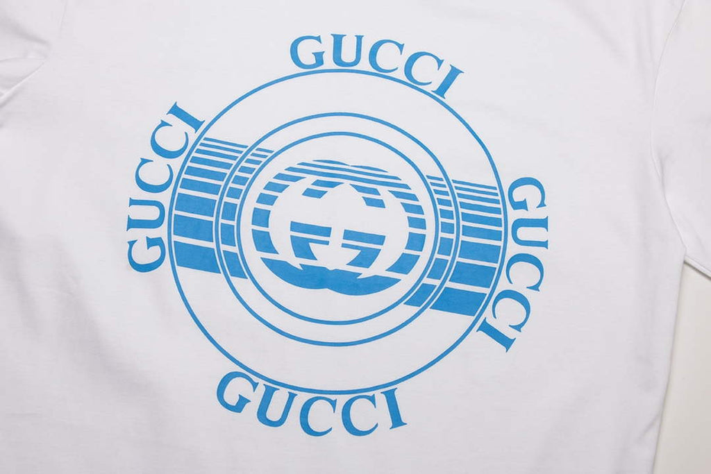 Gucci 717422 Logo print cotton jersey Men Women's T-shirt G38662