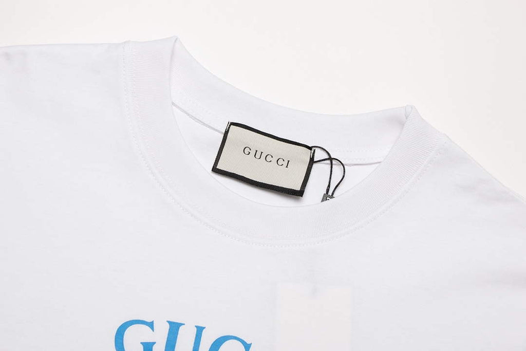 Gucci 717422 Logo print cotton jersey Men Women's T-shirt G38662