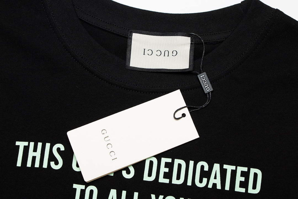 Gucci 717422 Logo print cotton jersey Men Women's T-shirt G38667