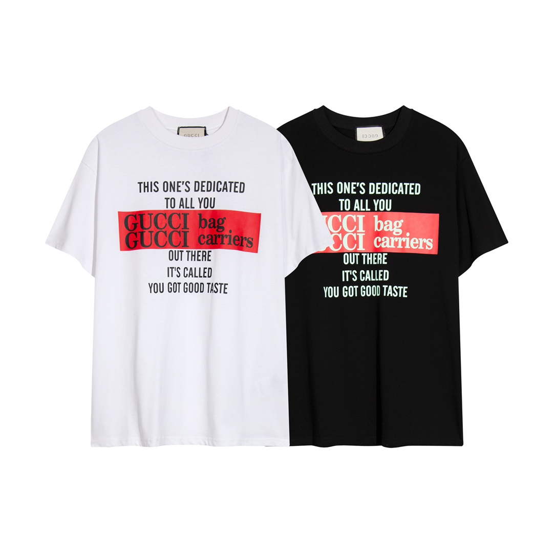 Gucci 717422 Logo print cotton jersey Men Women's T-shirt G38668