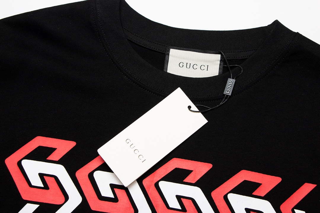 Gucci 717422 Logo print cotton jersey Men Women's T-shirt G38669