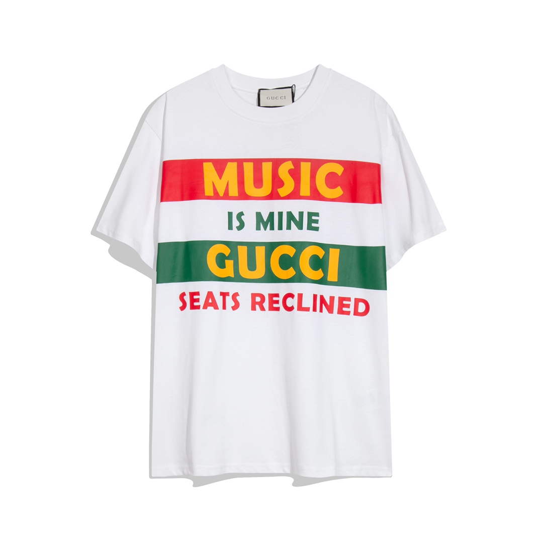 Gucci 717422 Logo print cotton jersey Men Women's T-shirt G38665