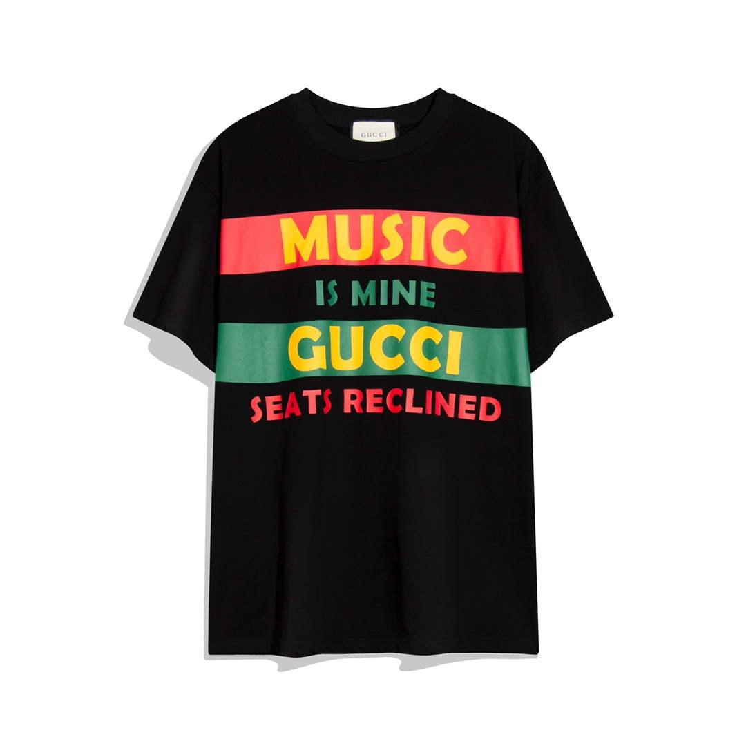 Gucci 717422 Logo print cotton jersey Men Women's T-shirt G38666