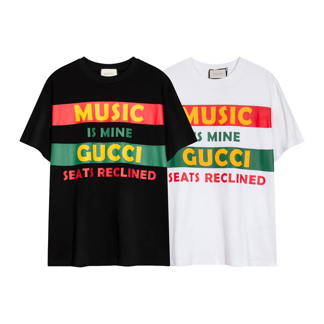 Gucci 717422 Logo print cotton jersey Men Women's T-shirt G38666