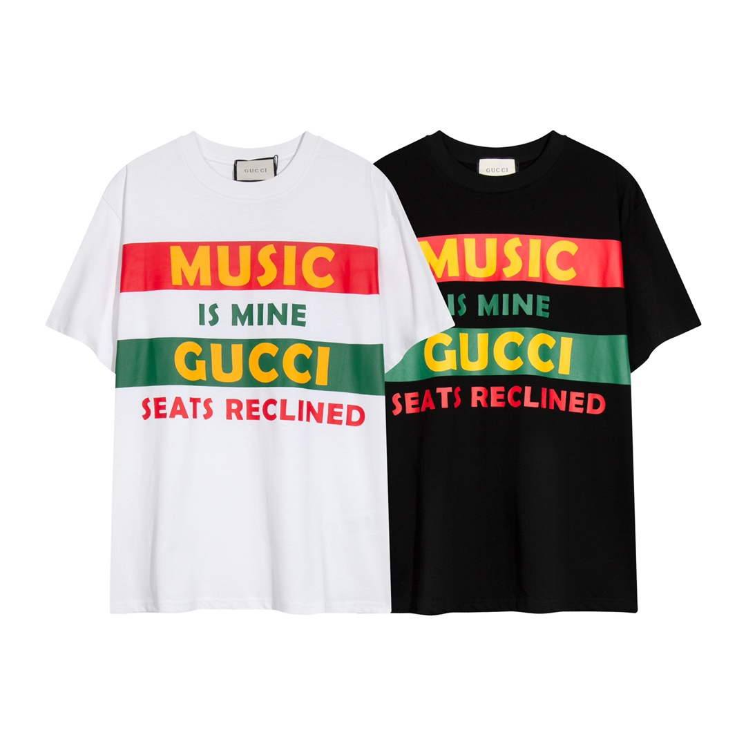 Gucci 717422 Logo print cotton jersey Men Women's T-shirt G38665