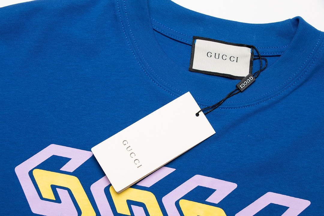 Gucci 717422 Logo print cotton jersey Men Women's T-shirt G38670