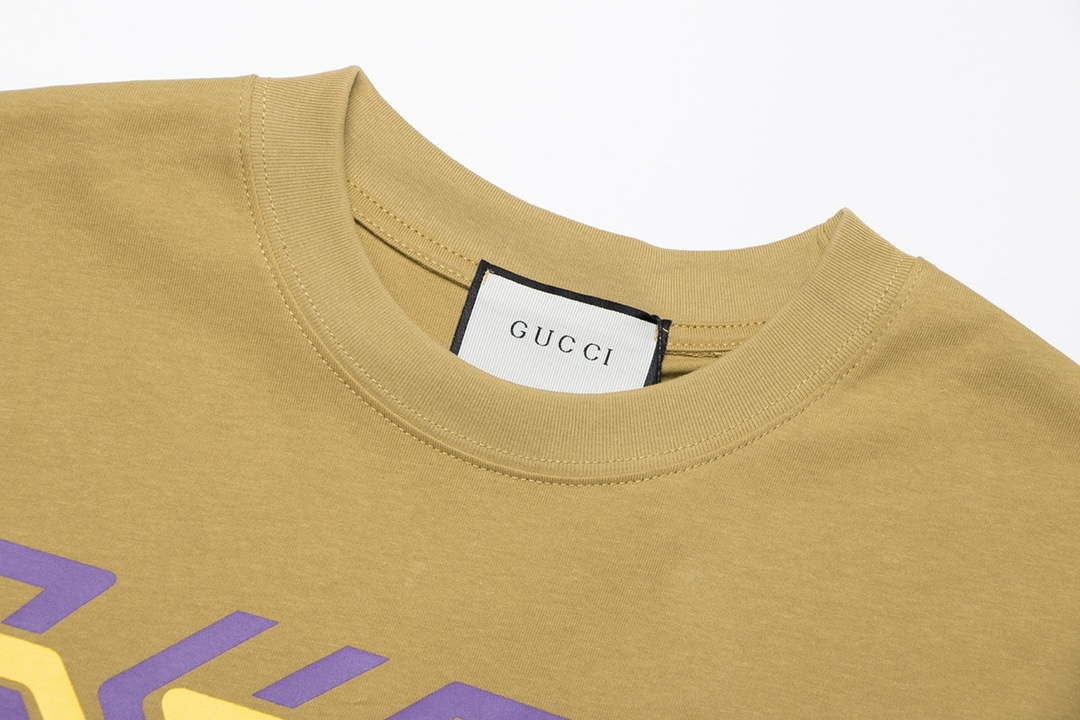 Gucci 717422 Logo print cotton jersey Men Women's T-shirt G38671