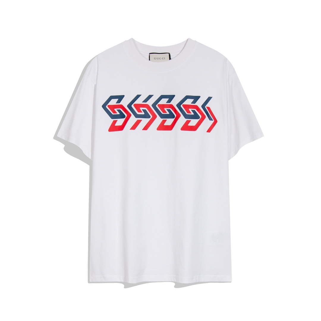 Gucci 717422 Logo print cotton jersey Men Women's T-shirt G38673