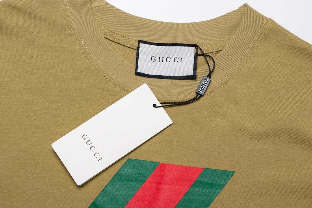 Gucci 717422 Logo print cotton jersey Men Women's T-shirt G38675