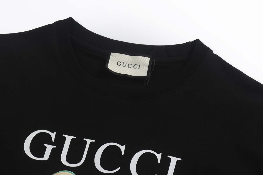 Gucci 717422 Logo print cotton jersey Men Women's T-shirt G38677