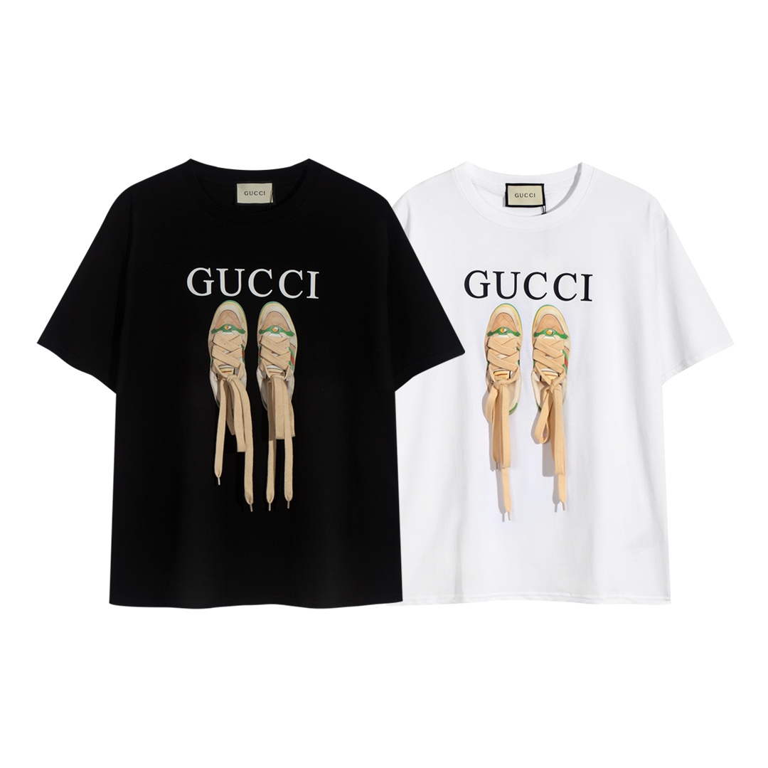 Gucci 717422 Logo print cotton jersey Men Women's T-shirt G38677