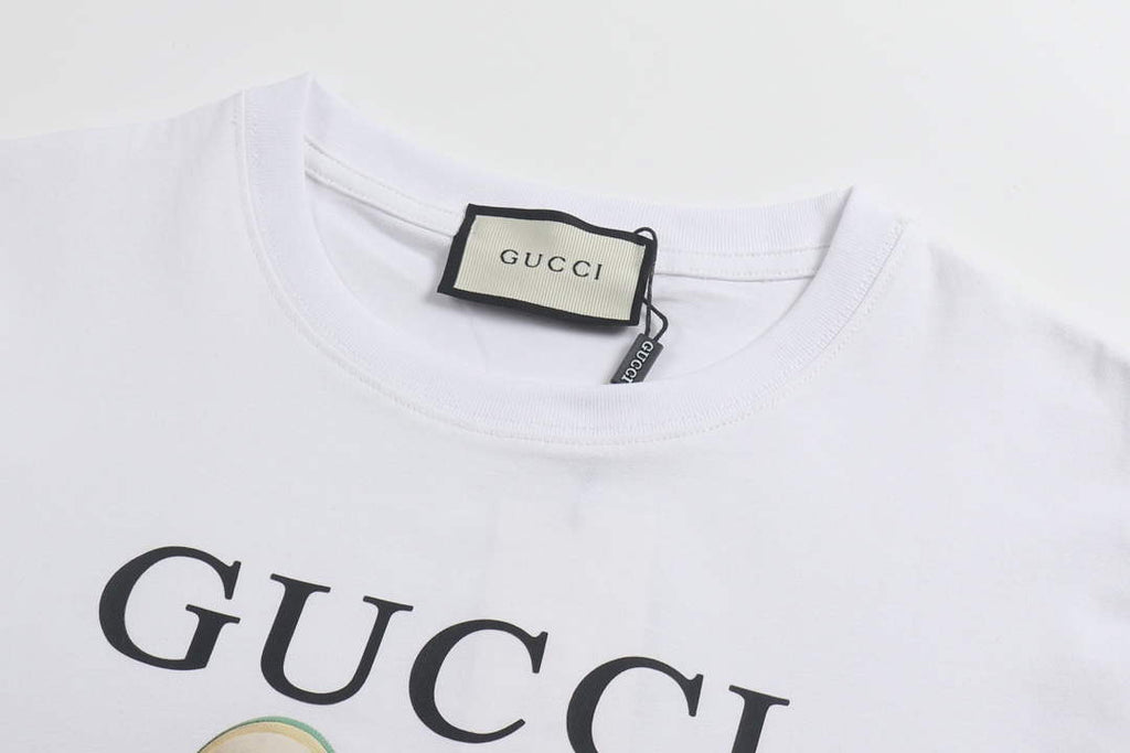 Gucci 717422 Logo print cotton jersey Men Women's T-shirt G38678