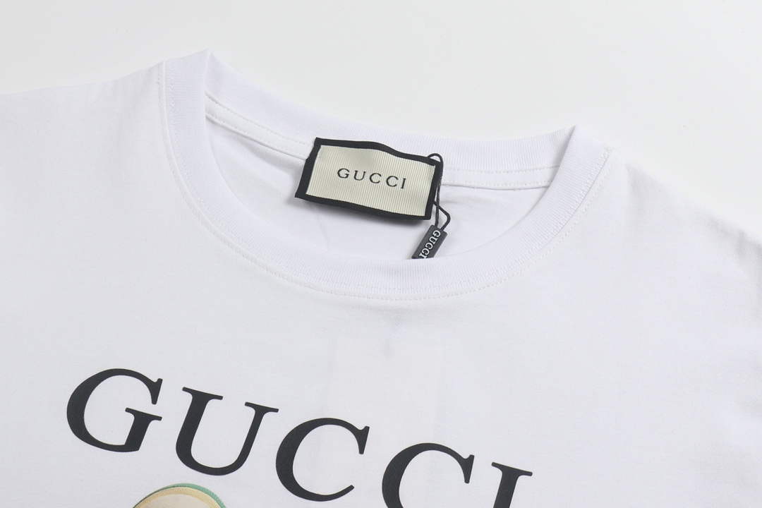 Gucci 717422 Logo print cotton jersey Men Women's T-shirt G38678