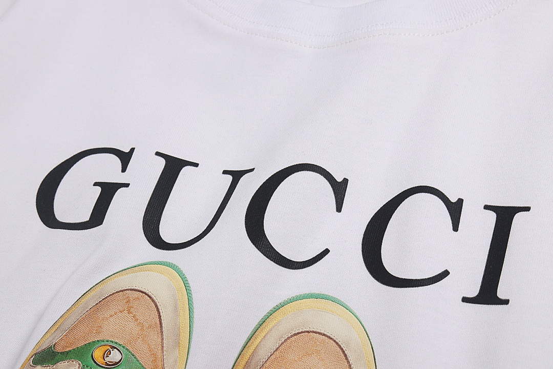 Gucci 717422 Logo print cotton jersey Men Women's T-shirt G38678