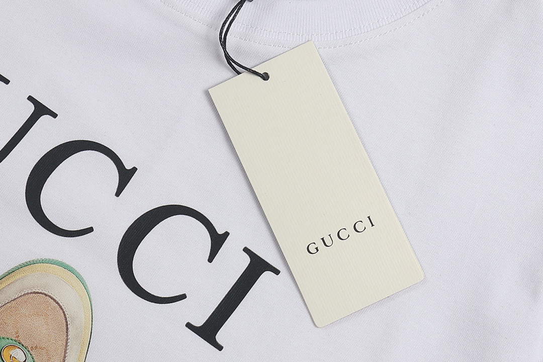 Gucci 717422 Logo print cotton jersey Men Women's T-shirt G38678