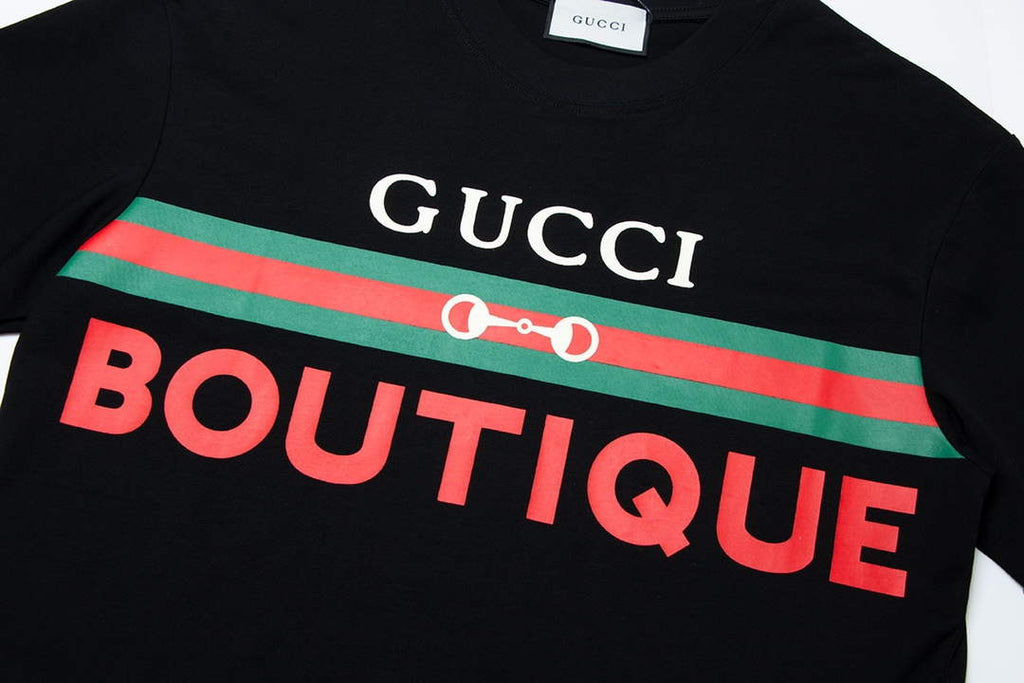 Gucci 615044 Logo print cotton jersey Men Women's T-shirt G38679