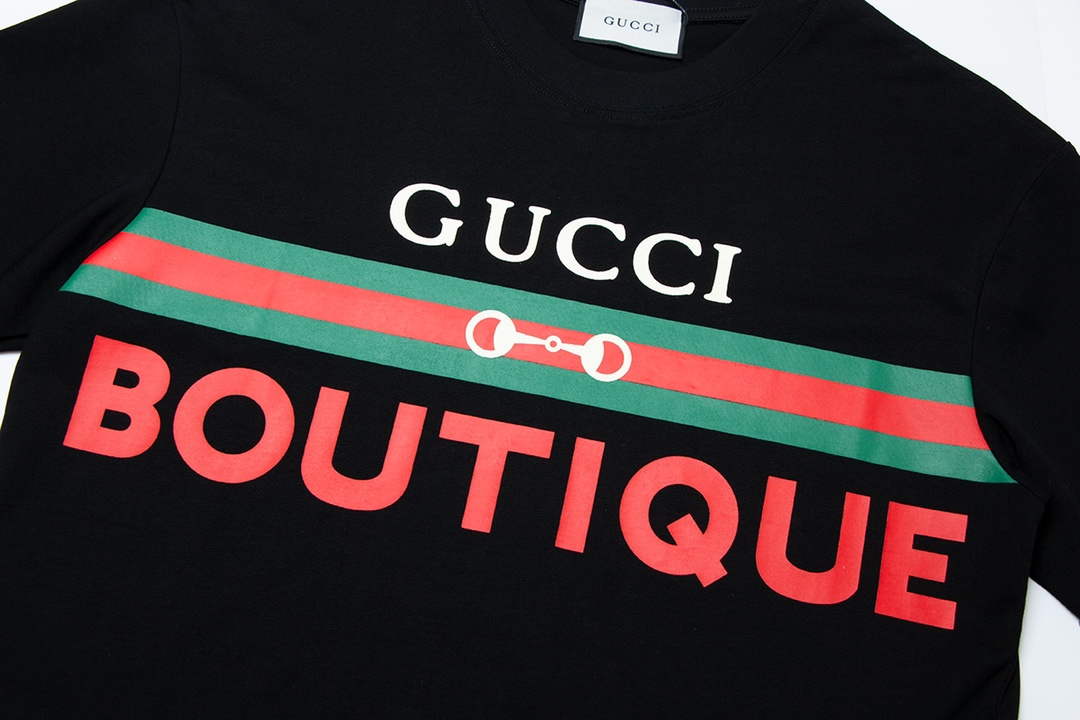 Gucci 615044 Logo print cotton jersey Men Women's T-shirt G38679