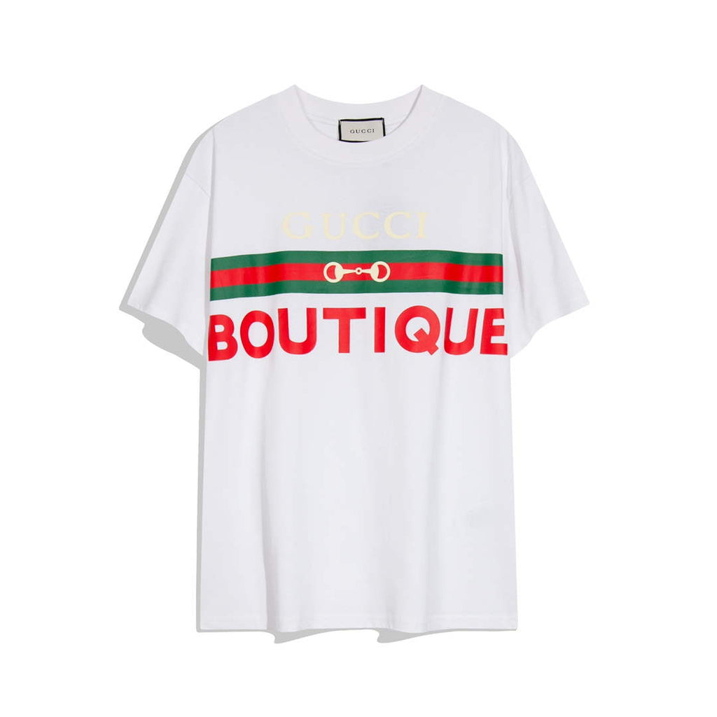 Gucci 615044 Logo print cotton jersey Men Women's T-shirt G38680