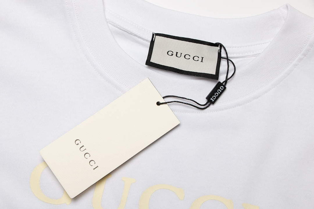 Gucci 615044 Logo print cotton jersey Men Women's T-shirt G38680