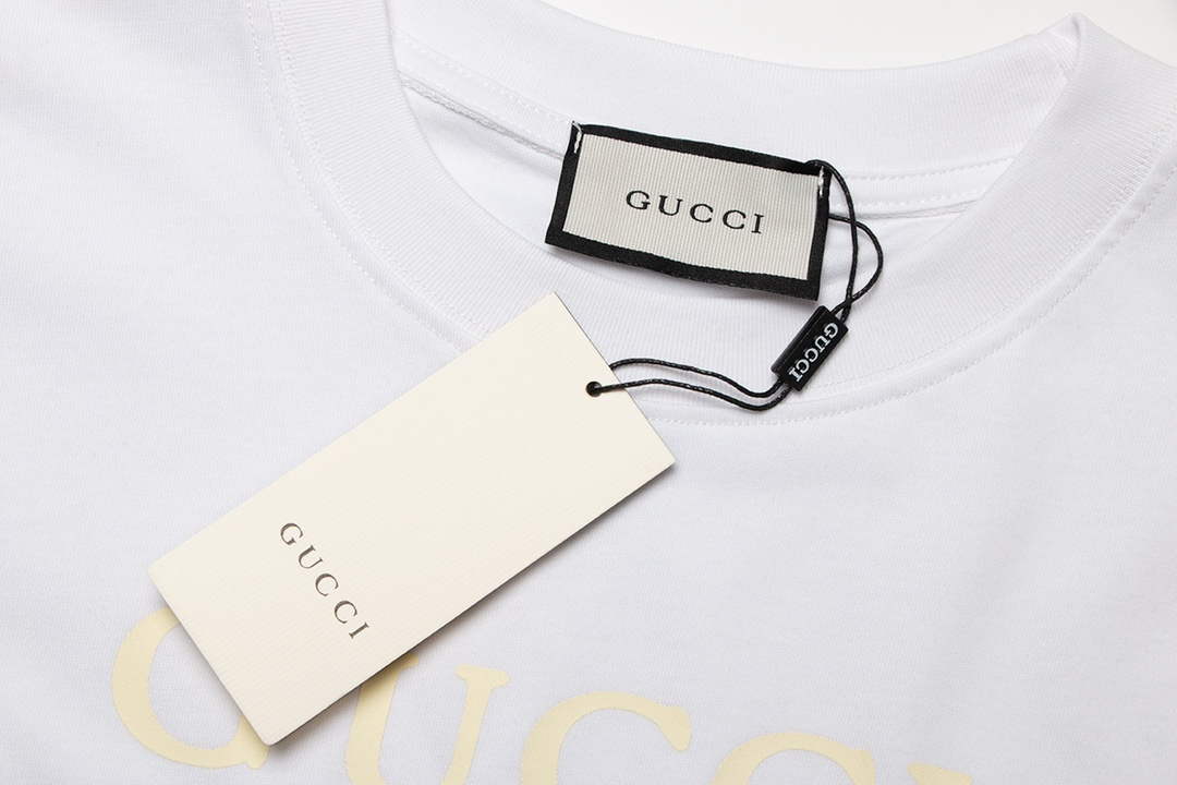Gucci 615044 Logo print cotton jersey Men Women's T-shirt G38680