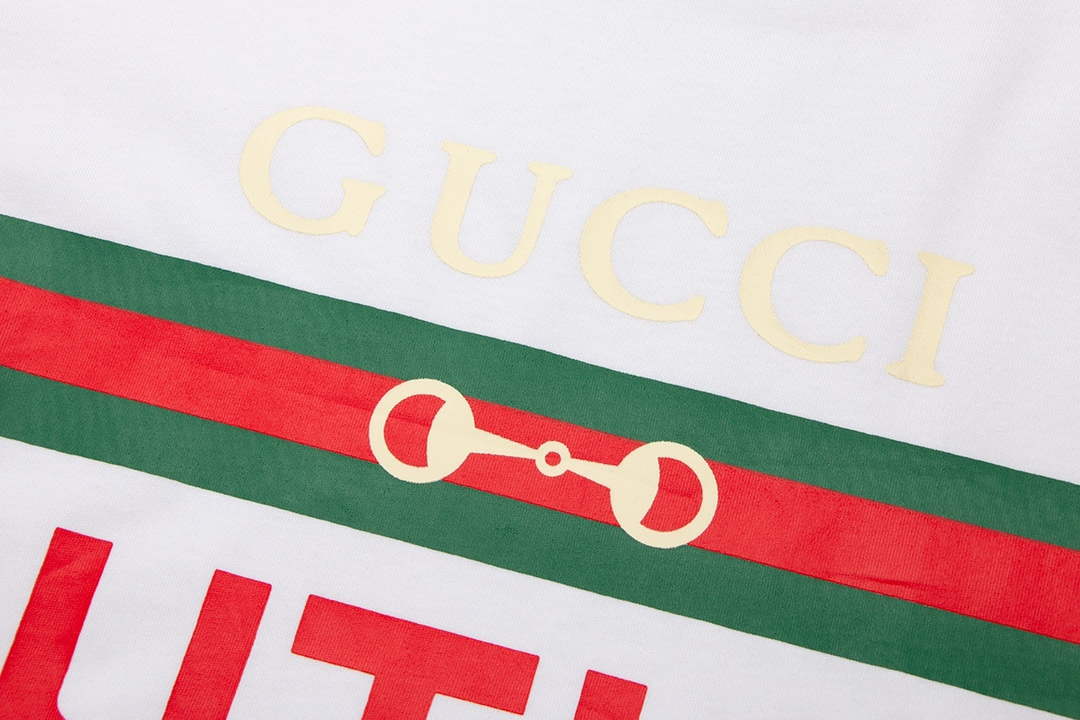 Gucci 615044 Logo print cotton jersey Men Women's T-shirt G38680