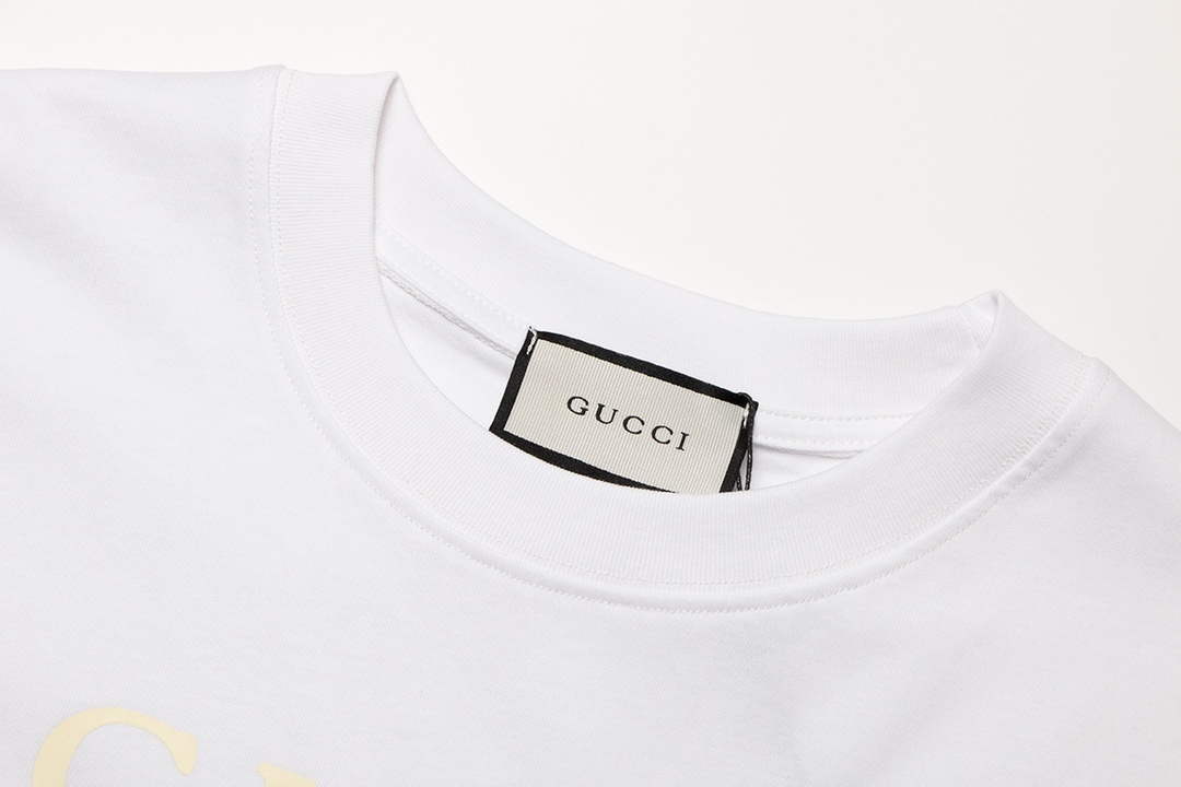 Gucci 615044 Logo print cotton jersey Men Women's T-shirt G38680