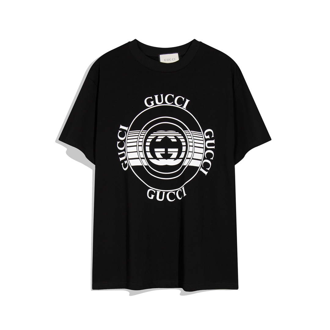 Gucci 717422 Logo print cotton jersey Men Women's T-shirt G38664
