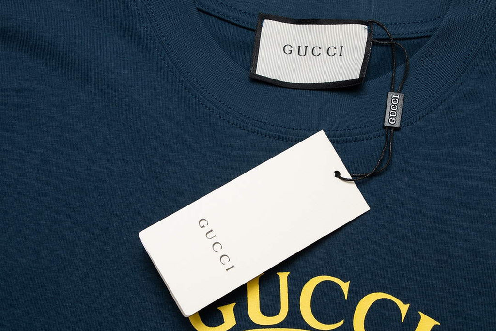 Gucci 717422 Logo print cotton jersey Men Women's T-shirt G38663