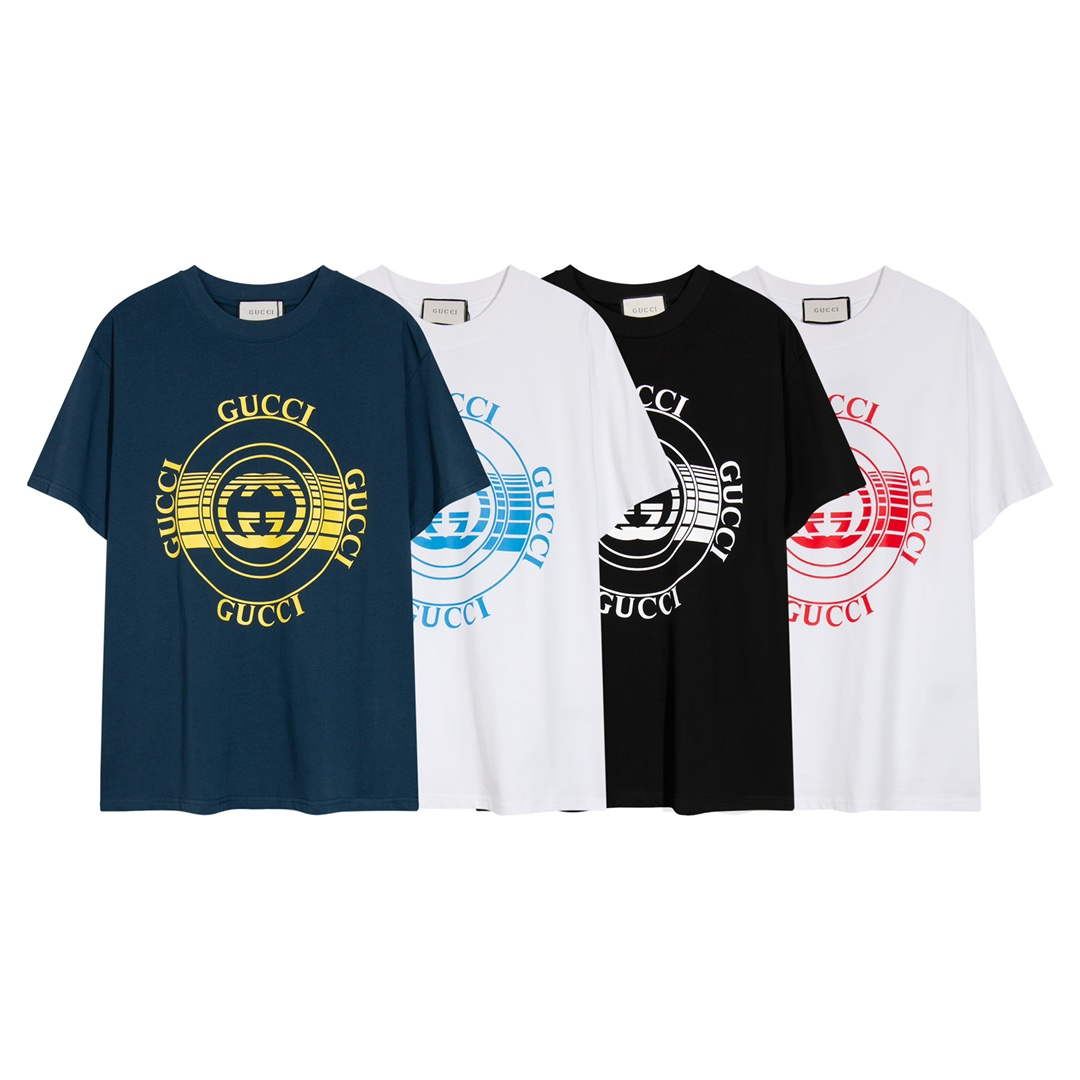 Gucci 717422 Logo print cotton jersey Men Women's T-shirt G38663
