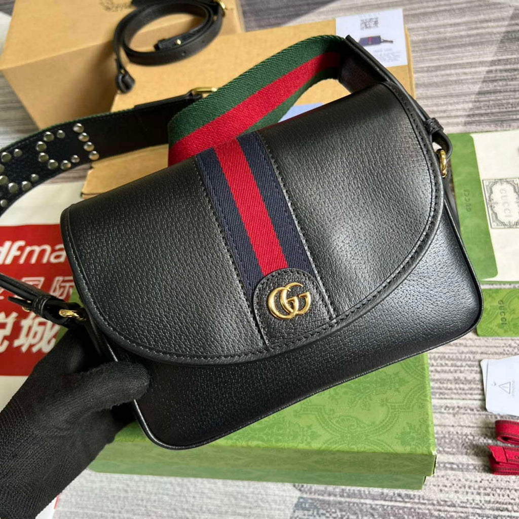 Gucci 722117 Ophidia Mini Gg Shoulder Bag Black