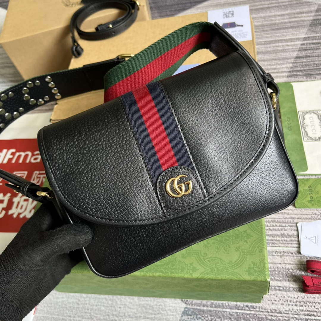 Gucci 722117 Ophidia Mini Gg Shoulder Bag Black