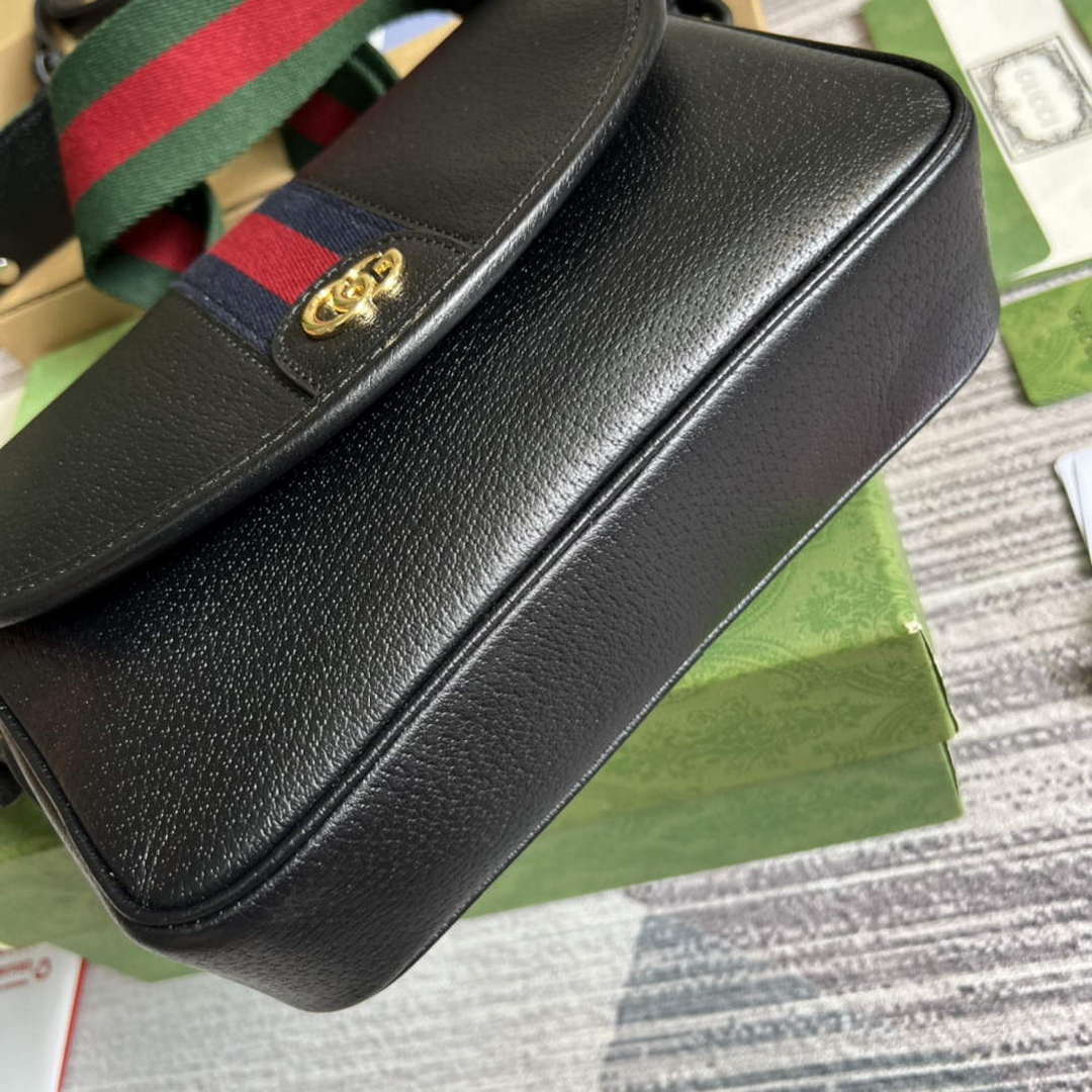 Gucci 722117 Ophidia Mini Gg Shoulder Bag Black - Default Title - View 6