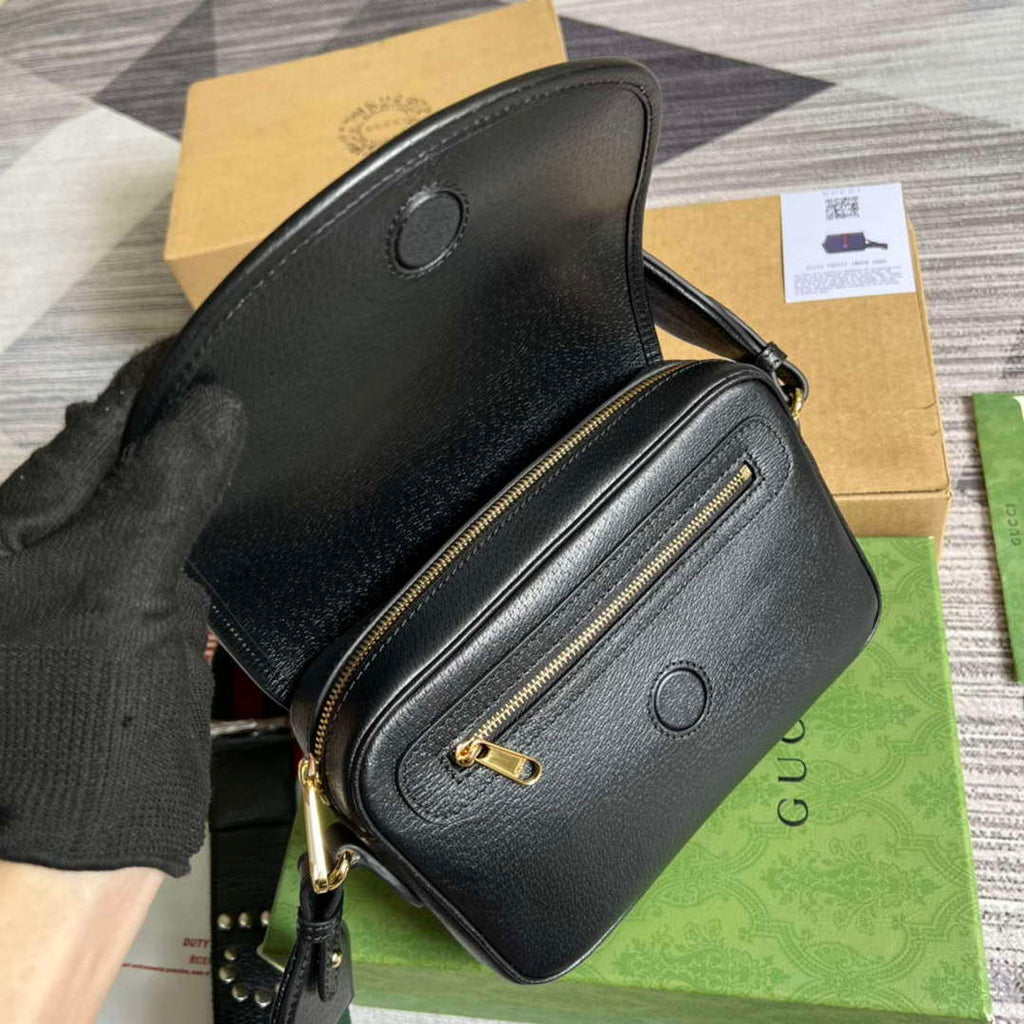 Gucci 722117 Ophidia Mini Gg Shoulder Bag Black