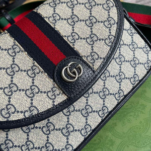 Gucci 722117 Ophidia Mini Gg Shoulder Bag Blue - Default Title - View 5