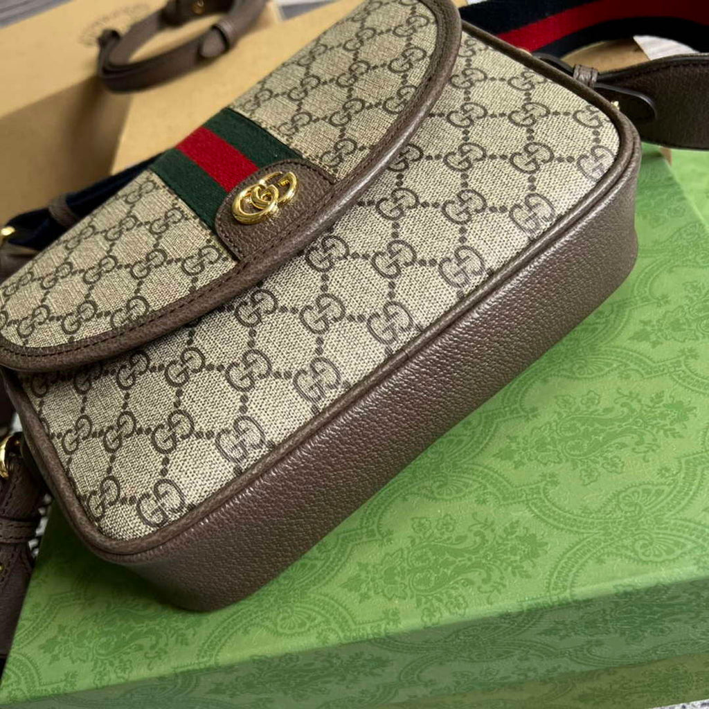 Gucci 722117 Ophidia Mini Gg Shoulder Bag Brown