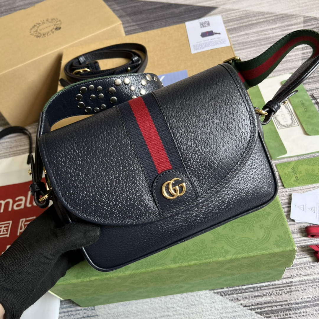 Gucci 722117 Ophidia Mini Gg Shoulder Bag Navy Blue - Default Title - View 4