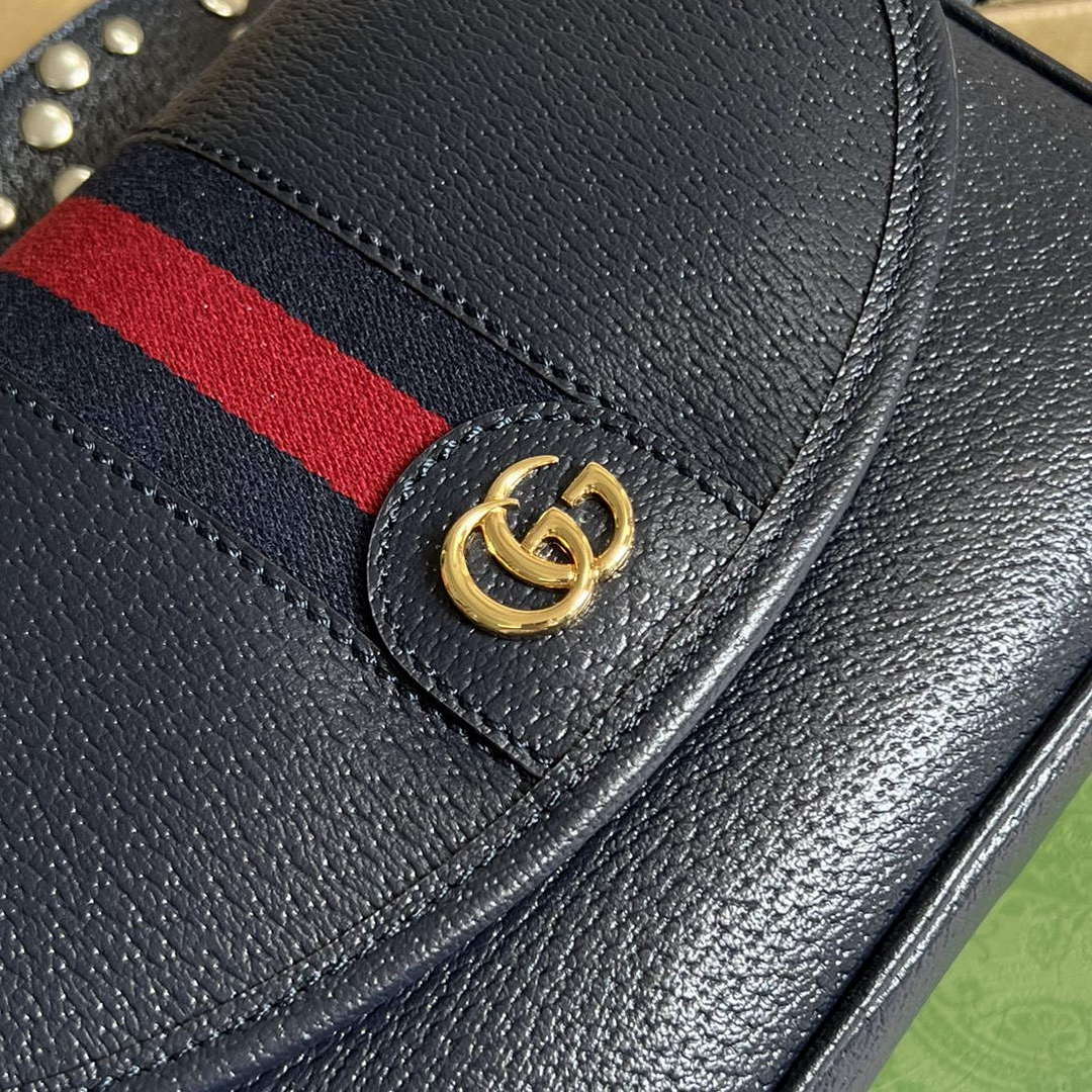 Gucci 722117 Ophidia Mini Gg Shoulder Bag Navy Blue - Default Title - View 5