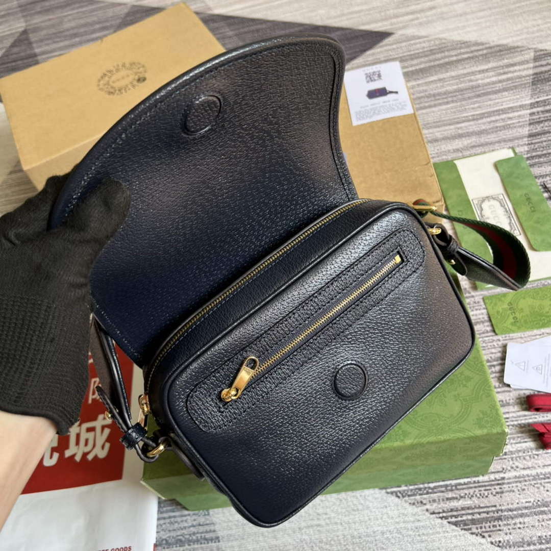 Gucci 722117 Ophidia Mini Gg Shoulder Bag Navy Blue