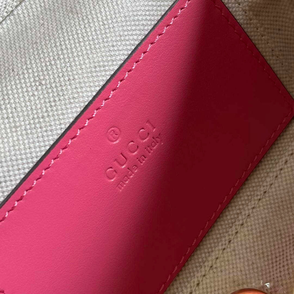 Gucci 723770 GG Matelass¨¦ Top Handle Mini Bag Pink