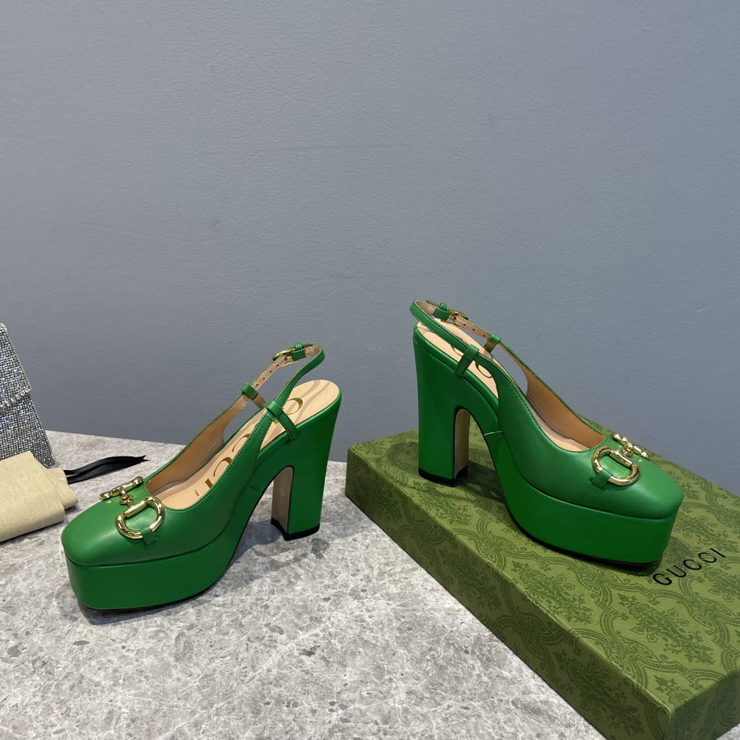Gucci 723837 Women's high heel pump G66740 - 35 - View 4