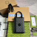 Gucci 724358 GG Top Handle Wallet Black - Default Title - View 1