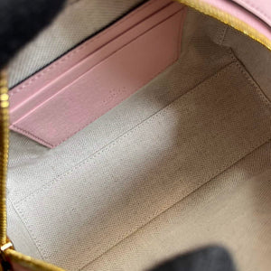 Gucci 724606 Ophidia GG animal print mini bag light pink - Default Title - View 3