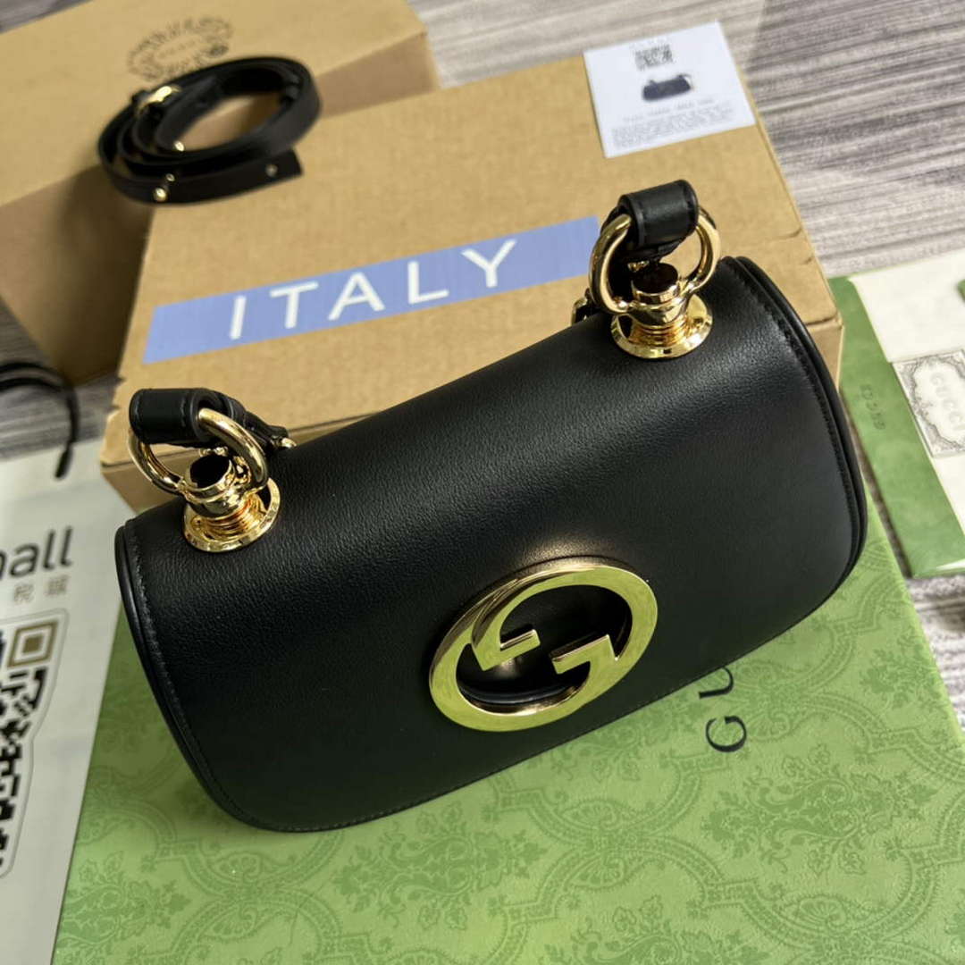 Gucci 724645 Gucci Blondie Mini Shoulder Bag Black - Default Title - View 7