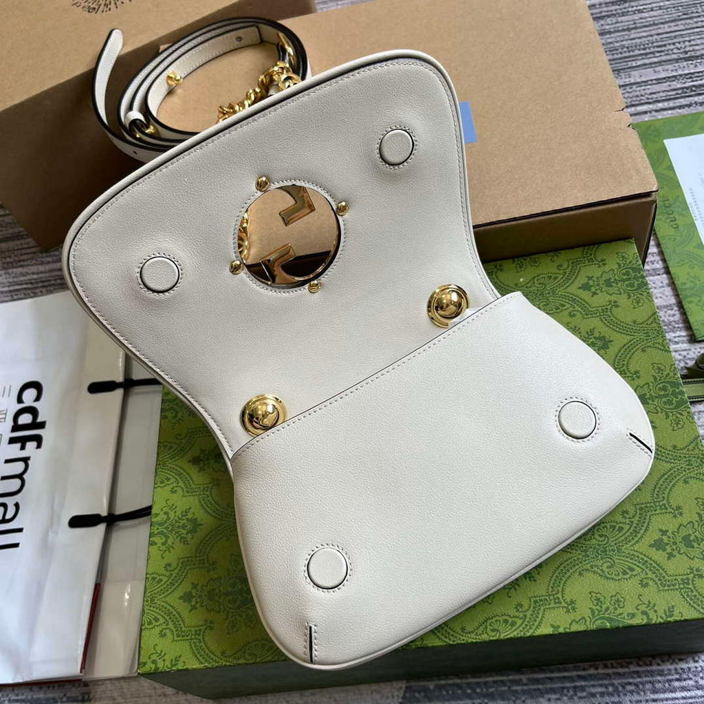 Gucci 724645 Gucci Blondie Mini Shoulder Bag White