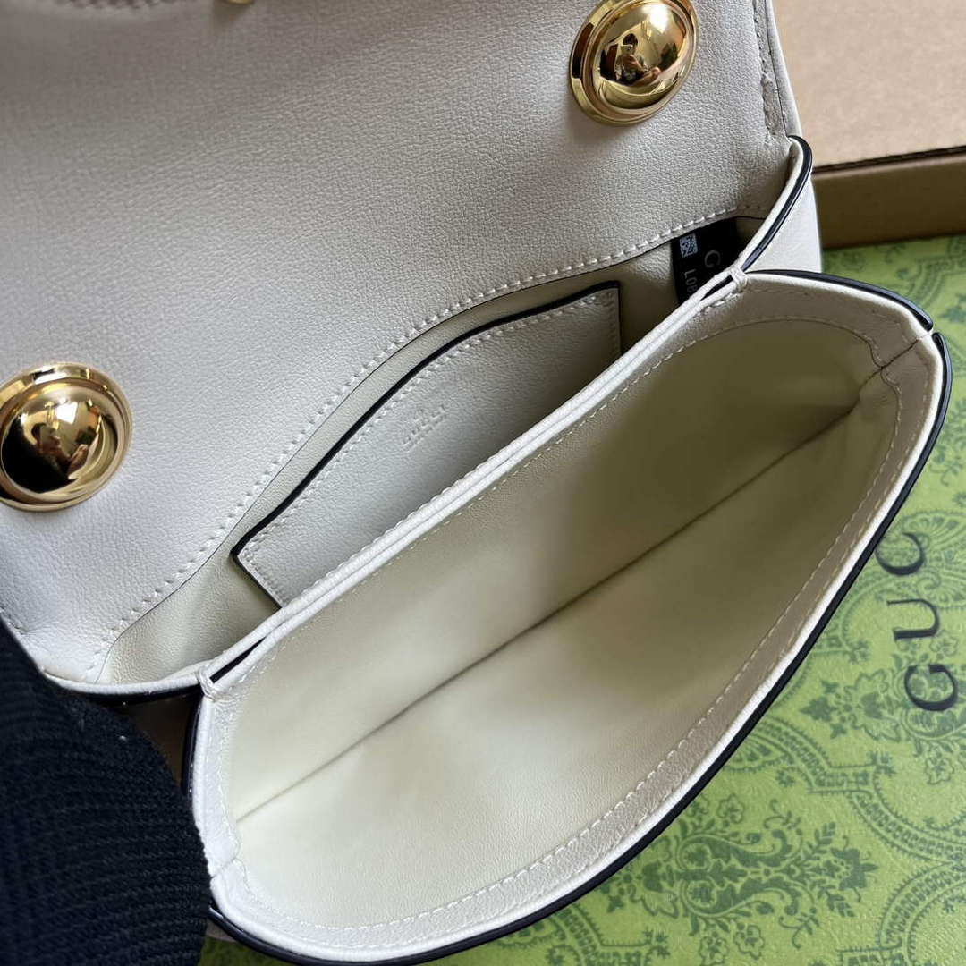 Gucci 724645 Gucci Blondie Mini Shoulder Bag White - Default Title - View 8