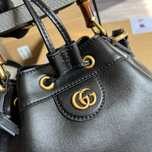 Gucci 724652 Diana Small Bucket Bag Black - Default Title - View 9