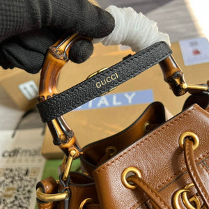 Gucci 724652 Diana Small Bucket Bag Brown - Default Title - View 6