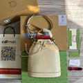 Gucci 724652 Diana Small Bucket Bag White