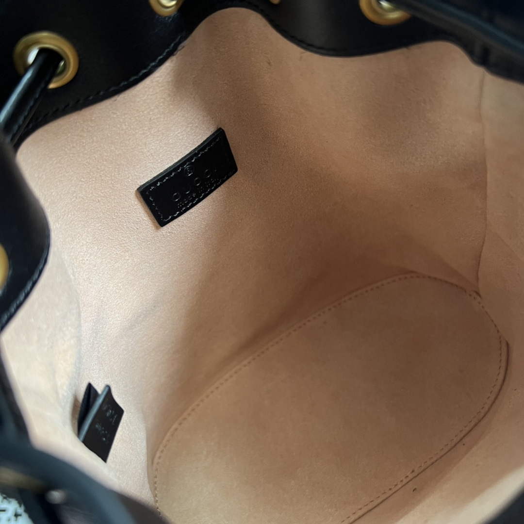 Gucci 724667 Diana Mini Bucket Bag Black - Default Title - View 9